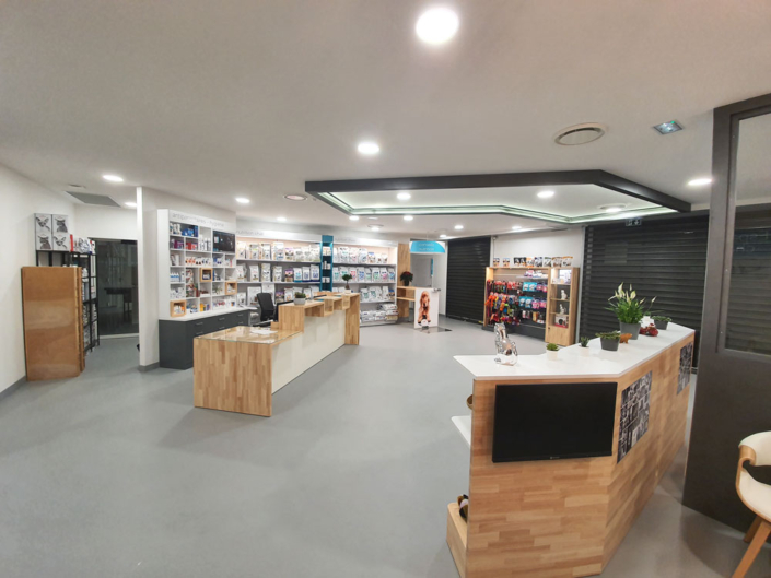 Entrée de la nouvelle clinique